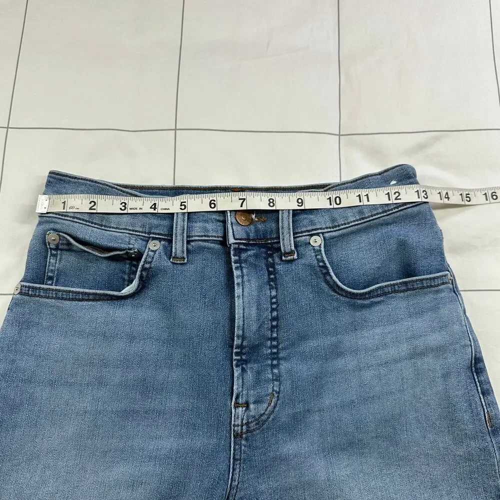 Madewell Jeans Womens 27 Blue Perfect Vintage Wide Leg Crop Medium Wash Denim